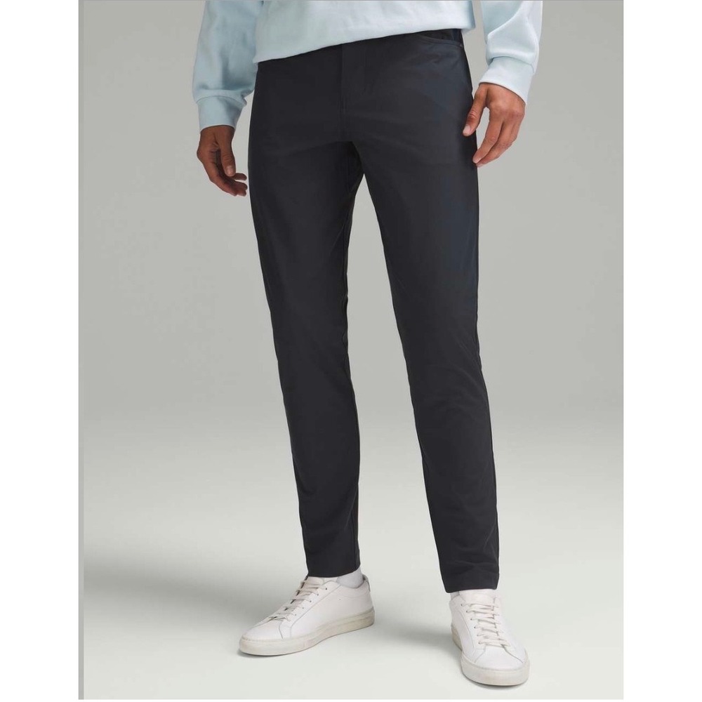 Lululemon ABC Slim Fit Pant Warpstreme Obsidian Grey 30 30x27 Casual Golf M5AQRS
